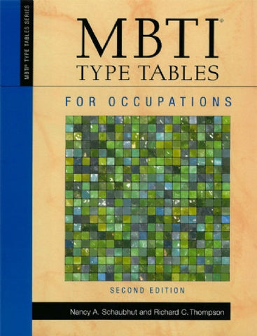 MBTI® Type Tables for Occupations, 2nd Edition