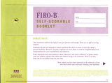 FIRO-B® Self-Scorable Booklet