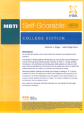 MBTI ® Form M Self-Scorable, College (Pkg of 10)