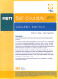 MBTI ® Form M Self-Scorable, College Edition