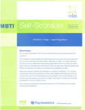 MBTI ® Form M Self-Scorable